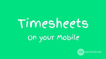Timesheets on your Mobile Phone