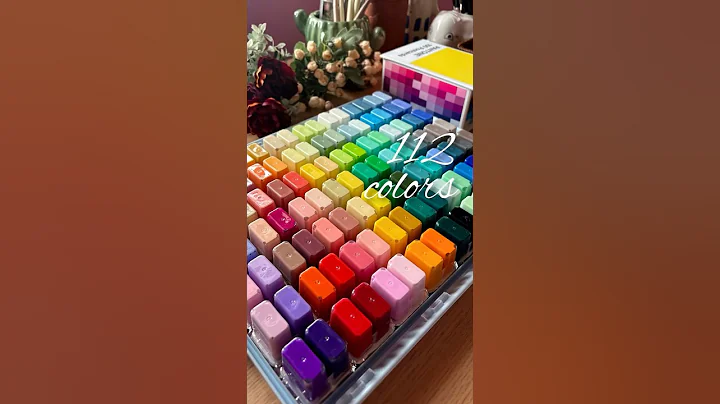 Himi gouache 112 #himigouache #artshorts #painting #shortviral #unboxing #unboxing video #gouache