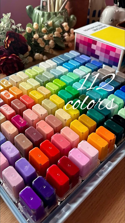 Himi gouache 112 #himigouache #artshorts #painting #shortviral #unboxing #unboxing video #gouache