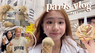 Paris Vlog Part 2 Eiffel Night View, Rose-Shaped Ice Cream , Le Cordon Bleu Paris