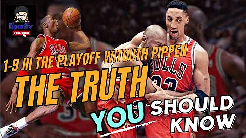 Michael Jordan 1-9 in the Playoff game without Pippen. The Truth you should know. Explained.. Alamin