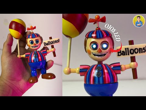 HICE A BALLON BOY CON LUZ LED, DE LA PELICULA FNAF 2