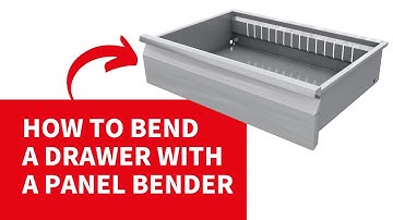 Salvagnini panel bender: automatic bending and assembling of a drawer
