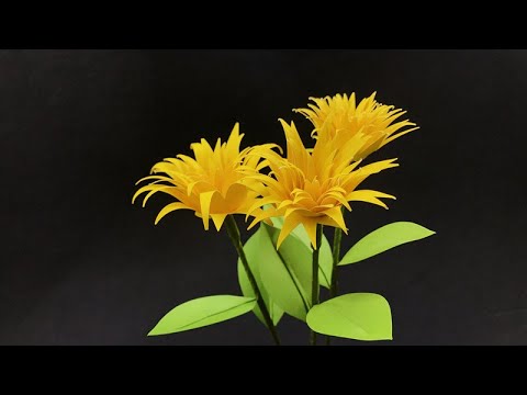 ABC TV | How To Make Easy Paper Flower - Craft Tutorial - YouTube