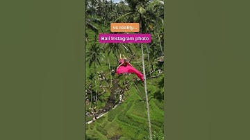Instagram vs Reality: Famous Bali Swings Edition