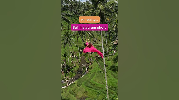 Instagram vs Reality: Famous Bali Swings Edition