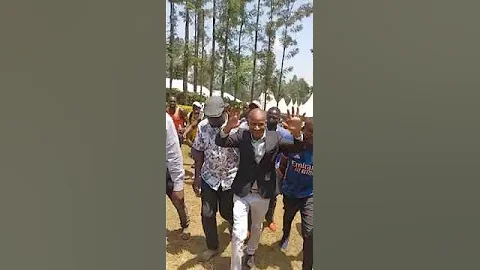 Hon Babu Owino received a warm welcome in Oyugis during the burial of ODM chairperson Embakasi East.