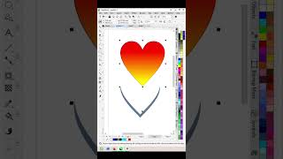 CorelDRAW Magic: Heart to Flower Transformation! ❤️✨ #Shorts #CorelDraw #logo