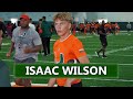 Corner canyon ut 2024 qb isaac wilson at miami camp