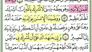 #ولقد آتينا لقمان الحكمة أن اشكر لله# مقطع قرآنى للشيخ عبد الله _غيلان من سورة لقمان.