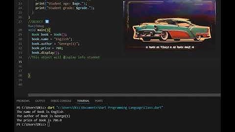 Class and Object in Dart || Screen Recording ⏺️