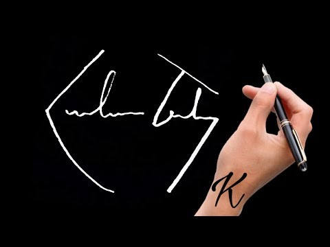 A'DAN Z'YE EN GÜZEL İMZA ÖRNEKLERİ | K HARFİ İÇİN DENEMELER | İMZA