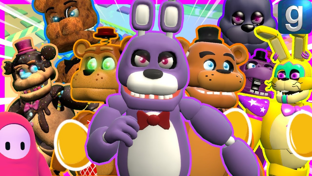 Gmod FNAF | S1 E2 FNAF Fall Guys: Rebooted