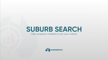 What is Suburb Search  on Suburb Data?