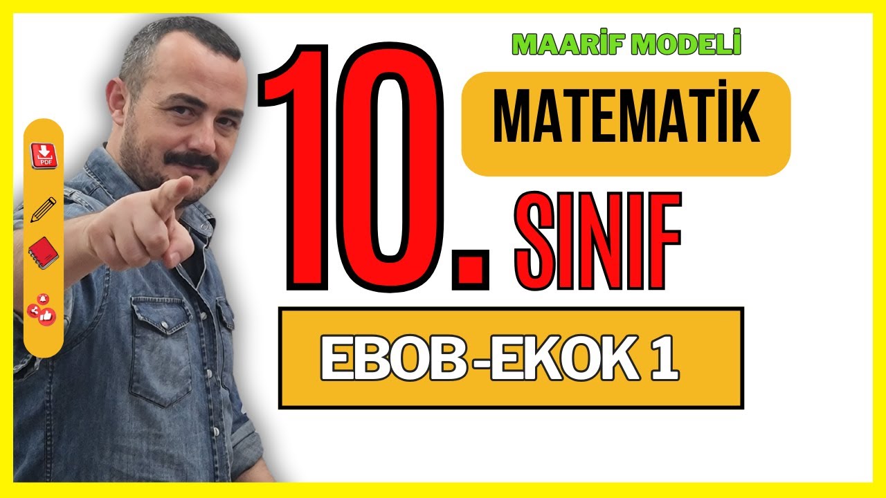 10.Sınıf Ebob Ekok 1 | 10.Sınıf Matematik Yeni Müfredat | Tema 3