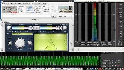 How to hook up a morse code Straight Key to your LINUX computer (pt 3 - CWIRC Plugin)