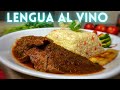 Lengua al vino tinto