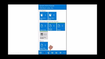 Dynamics 365 for Finance and Operations Enter Sales Order from a mobile device Demo