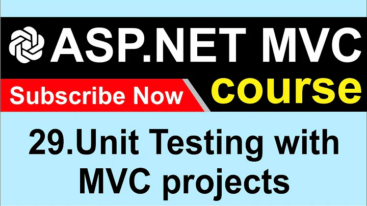 29. How to do unit testing with MVC projects - ASP NET MVC 5 - CodeGPT