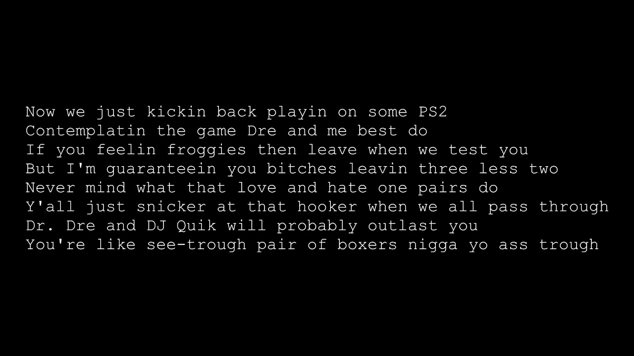 lyrics lover taylor swift Dr. Dre - Put It On Me ft. Dj Quik (lyrics)