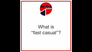 Bite Sized Bulletin s07e01 - What is Fast Casual?
