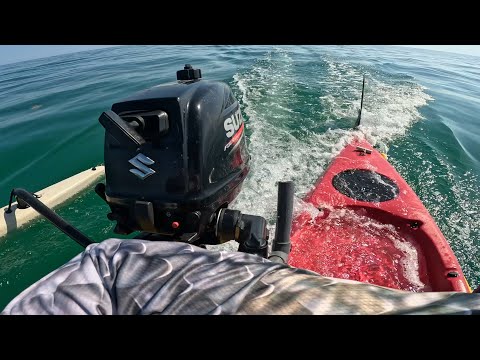 Suzuki 6 hp Outboard Offshore Kayak Testing…FAIL and Fix.