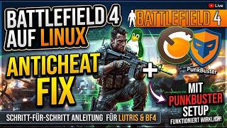 Battlefield 4 auf Linux: So läuft das Anticheat mit Lutris - Punkbuster Setup