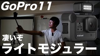 ゴープロ・ライトモジュラーを買ったので、早速、GoPro11に装着 ゴープロ・ライトモジュラーを買ったので、早速、GoPro11に装着