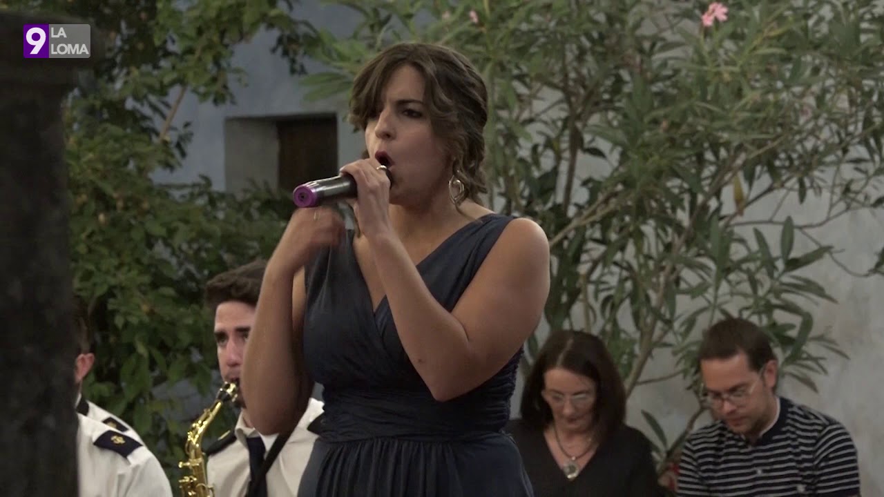 Feria de Baeza 2019 · Banda de Música de Baeza, concierto en el centro de Día con Inmaculada Moreno