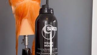 Using the Vegan hair product range @SacoHaircareRD