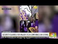 Security guards at Bay Area tech companies join statewide strike