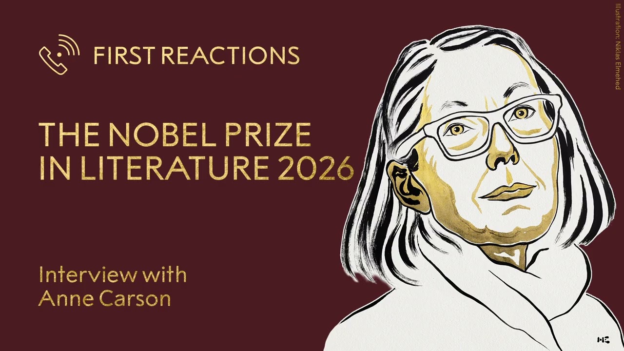 First reactions | Anne Carson, Nobel Prize in Literature 2026 | telephone interview