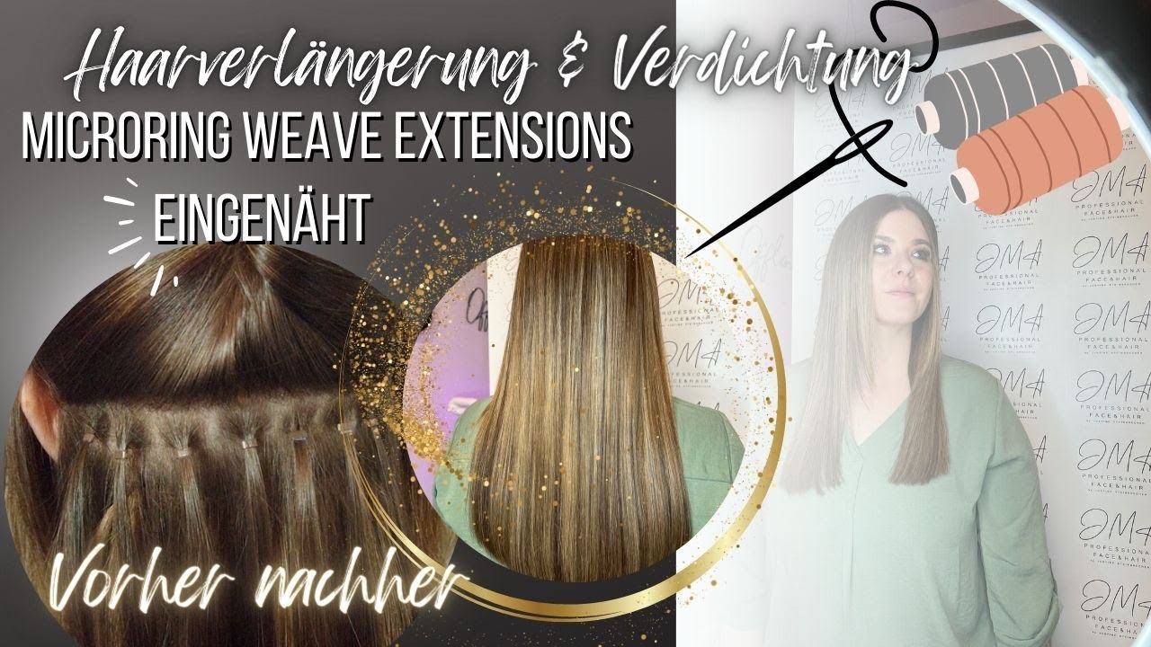 Haare Nach Extensions Dünn Was Tun Microring Weave EXTENSIONS eingenäht | Haarverdichtung & Verlängerung