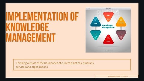 Steps for KM System implementation