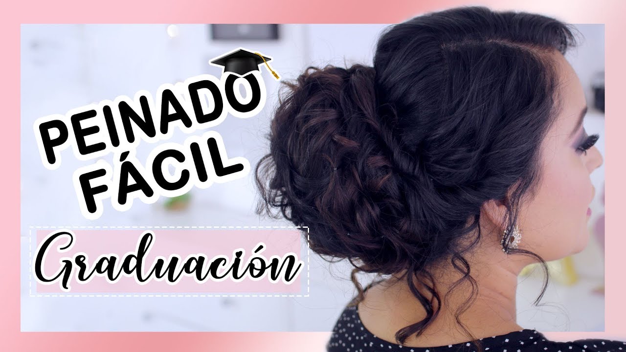 PEINADO PARA FIESTA , GRADUACIÓN , ETC CABELLO RIZADO ? *Fabi Ortiz -  YouTube