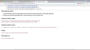 URL Shortener Microservice