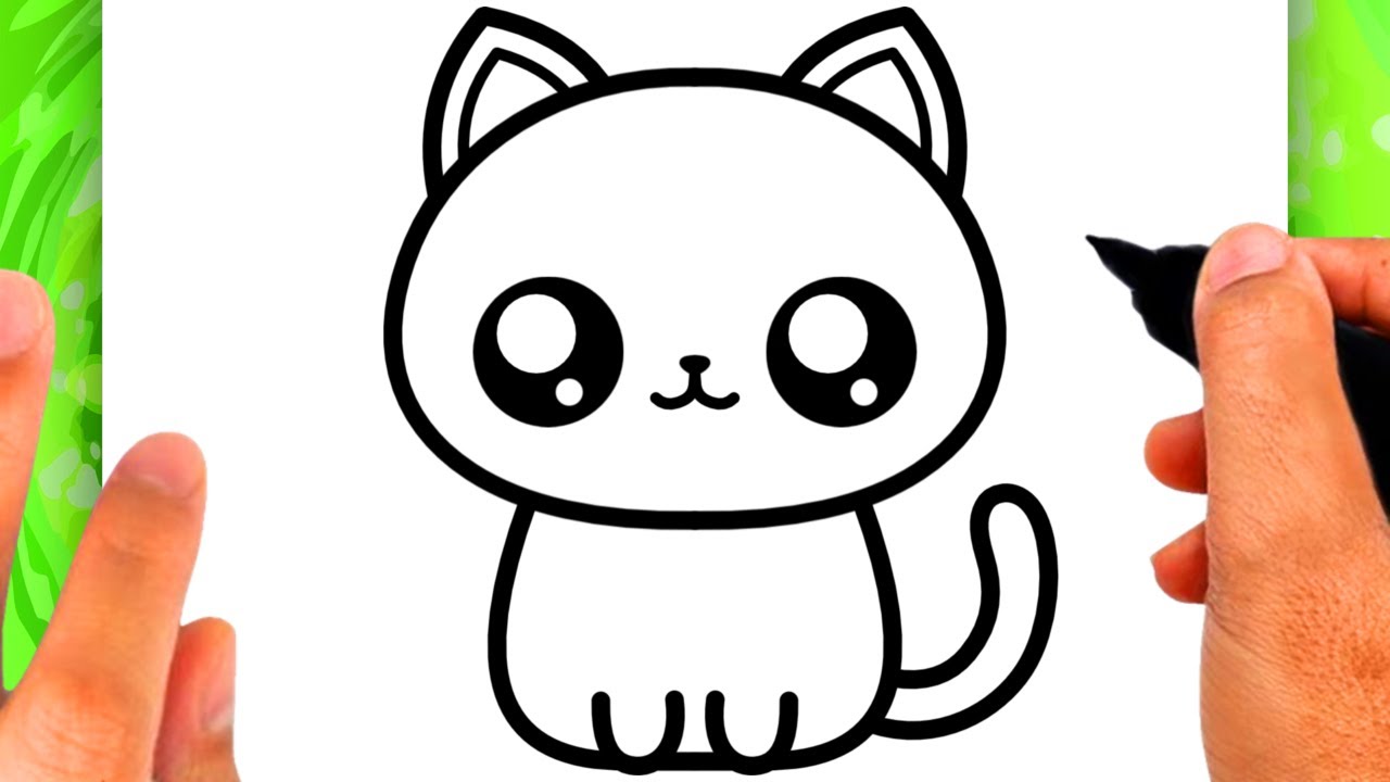 → Como desenhar um gato passo a passo: Tutorial de desenho fácil