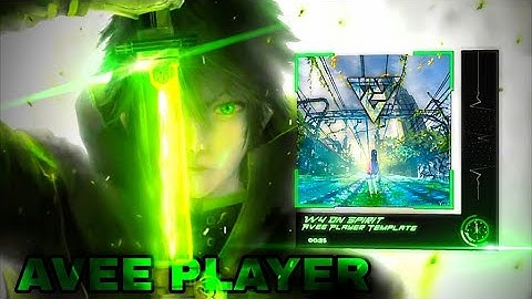 [FREE] Avee Player Template Nightcore 3D MIX | W4 Realese