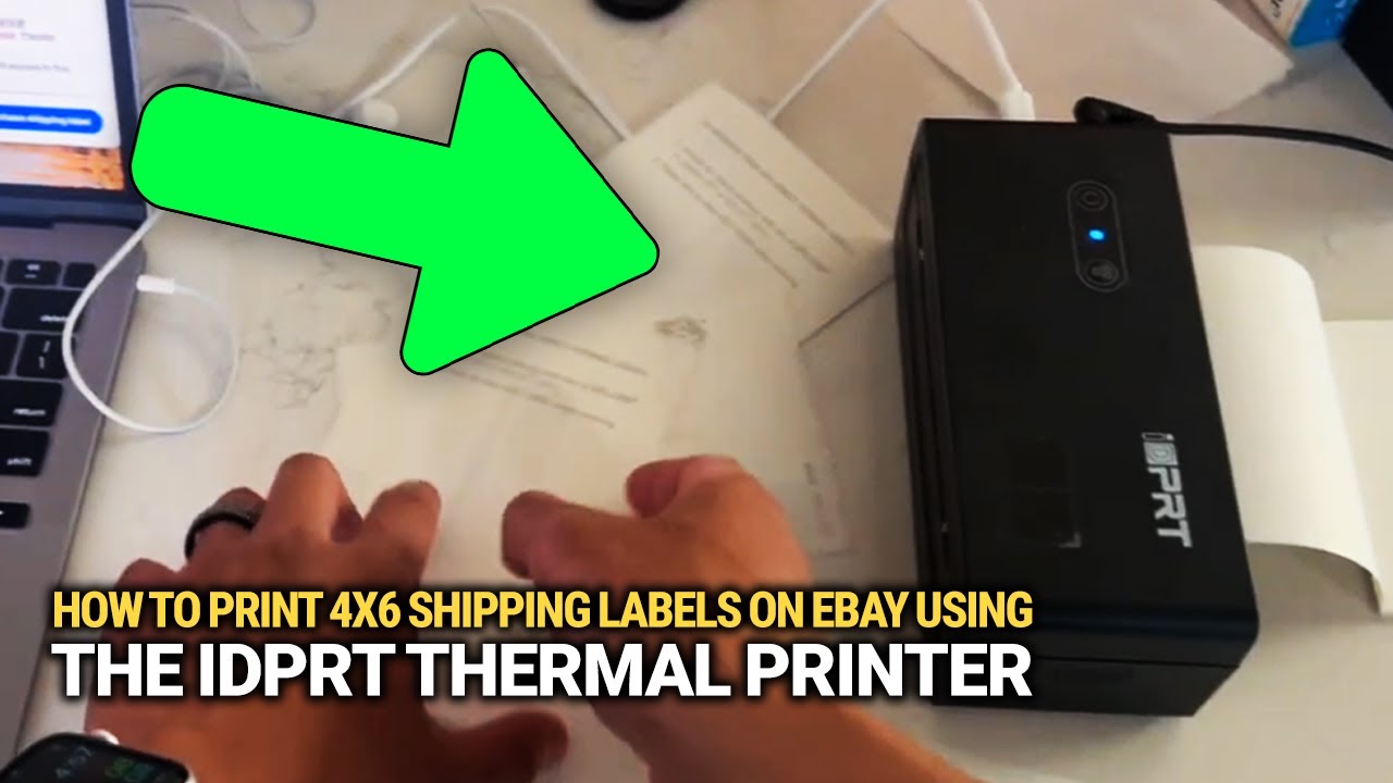 How to Print 4x6 Shipping Labels on eBay Using the IDPRT Thermal ...