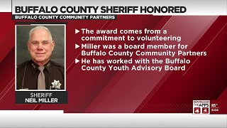 Buffalo County Sheriff receives Above and Beyond Award