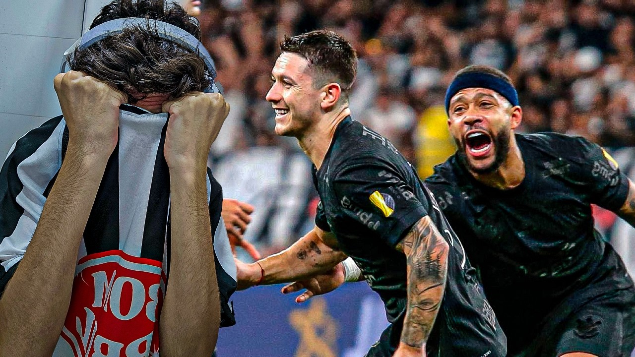 SANTISTAS ASSISTINDO a ELIMINAÇÃO PARA O CORINTHIANS