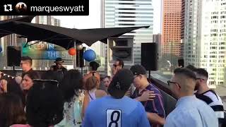 Video thumbnail of "Marques Wyatt Rooftop LA plays Diephuis & Eastar - Hoye Mama"