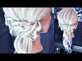 Причёска на бок с плетением | Лена Роговая | Hairstyles by REM | Copyright © #hairstyles