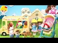 アンパンマン リカちゃん お母さんおそいな〜。幼稚園でまってよ！一番にくるのは誰かな？ ❤ バス アニア シルバニア おもちゃ 絵本 アニメ anpanman Licca Sylvanian