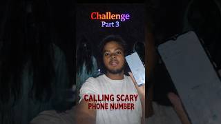 CALLING SCARY PHONE NUMBER ☎️ 💯 #minivlog #scray #horrorchallenge #shortsfeed #shorts #vlog #viral