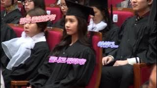 소녀시대(SNSD) 윤아(Yoona) 졸업식에 있었던 일