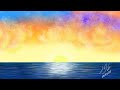 Krita Digital Painting - Sunset