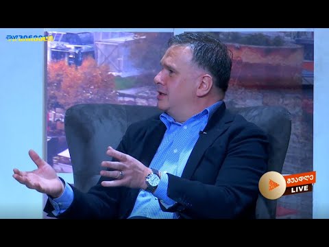 ზაზა ბიბილაშვილი Zaza Bibilashvili \"ტვ პირველის\" ეთერში, გადაცემაში \"შუადღე LIVE\"