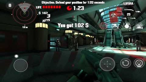 Dead Trigger Gameplay( Survive Day 407 Mission) Rank 44