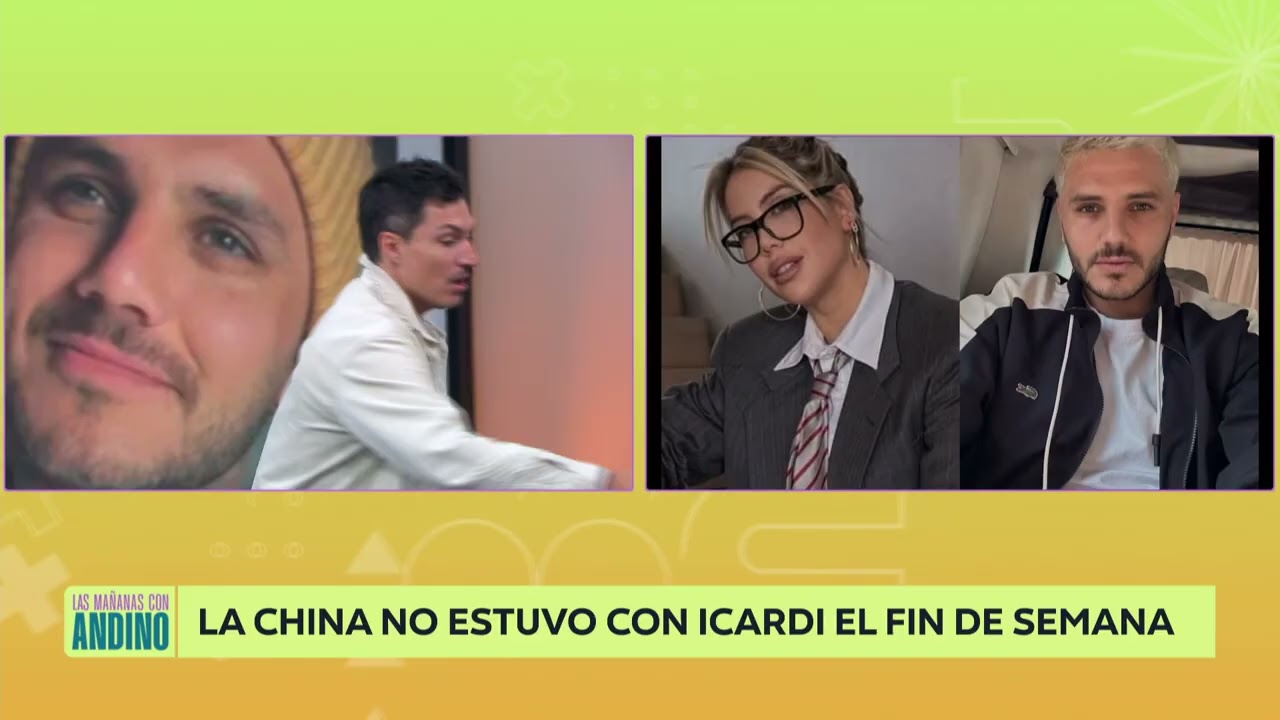 Icardi pasó el fin de semana con sus hijas y Wanda teme que se las lleve - Las Mañanas con Andino